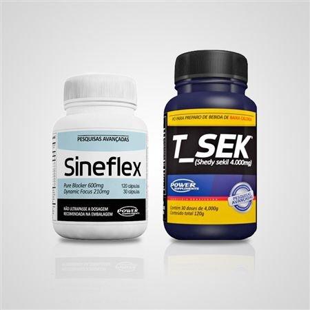 Combo emagrecedor Sineflex + T-Sek - Power Supplements Menor preço em Combo emagrecedor Sineflex + T-Sek - Power Supplements