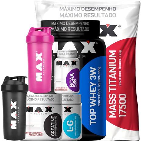 Combo Feminino E Masculino Definição Muscular - Max Titanium Menor preço em Combo Feminino E Masculino Definição Muscular - Max Titanium