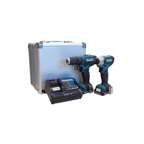 Combo Furadeira/Parafusadeira e Parafusadeira de Impacto CLX202 Bivolt - Makita Menor preço em Combo Furadeira/Parafusadeira e Parafusadeira de Impacto CLX202 Bivolt - Makita