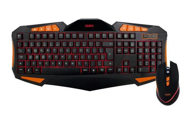 Combo Gamer Mouse e Teclado Gear USB Oex TM301 Menor preço em Combo Gamer Mouse e Teclado Gear USB Oex TM301