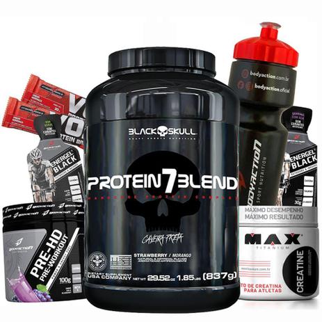 Combo Ganho de Massa Muscular - Whey+Pre treino+Creatina+Garrafinha - Body action Menor preço em Combo Ganho de Massa Muscular - Whey+Pre treino+Creatina+Garrafinha - Body action