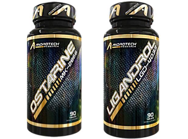 Combo Ganho Ostarine MK-2866 + Ligandrol Androtech Research Menor preço em Combo Ganho Ostarine MK-2866 + Ligandrol Androtech Research