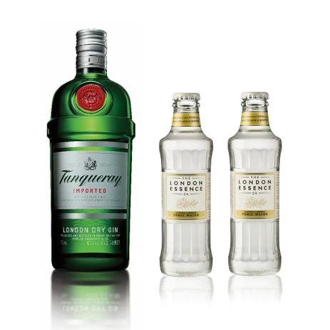 Combo Gin Tanqueray London Dry 750ml + Água Tônica The London Essence Classic 200ml 2 Unidades Menor preço em Combo Gin Tanqueray London Dry 750ml + Água Tônica The London Essence Classic 200ml 2 Unidades