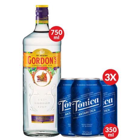 Combo Gin Tônica Gordon's - Gordons London Menor preço em Combo Gin Tônica Gordon's - Gordons London