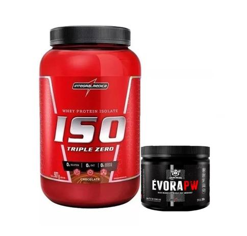 Combo integralmedica iso triple zero 907g (morango) + évora uva 300g Menor preço em Combo integralmedica iso triple zero 907g (morango) + évora uva 300g