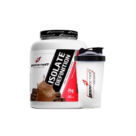 Combo Isolate Definition 2kg + Coqueteleira - Body Action - Chocolate Menor preço em Combo Isolate Definition 2kg + Coqueteleira - Body Action - Chocolate