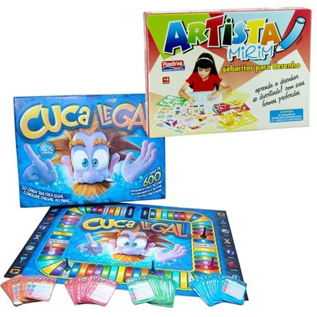 Combo - Jogo Cuca Legal 600 Perguntas + Jogo Artista Mirim - Pais e filhos Menor preço em Combo - Jogo Cuca Legal 600 Perguntas + Jogo Artista Mirim - Pais e filhos