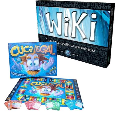 Combo - Jogo Cuca Legal 600 Perguntas + Jogo Wiki Desafio da Comunicação - Pais e filhos Menor preço em Combo - Jogo Cuca Legal 600 Perguntas + Jogo Wiki Desafio da Comunicação - Pais e filhos