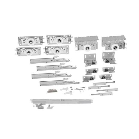 Combo kit porta de correr para 3 portas 60kg + amortecedor SDS 600 FGVTN é boa?