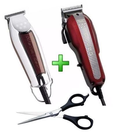 COMBO Máquina de cortar cabelo e acabamento Legend 110V + Detailer Wahl + Tesoura Fio Laser *cabo plástico* Marco Boni Menor preço em COMBO Máquina de cortar cabelo e acabamento Legend 110V + Detailer Wahl + Tesoura Fio Laser *cabo plástico* Marco Boni