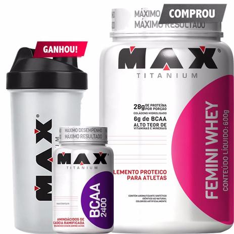 Combo Mulher Saudável - Max Titanium Menor preço em Combo Mulher Saudável - Max Titanium