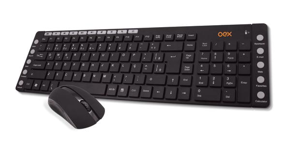 Combo Multimídia Mouse e Teclado Wireless Preto TM401 Oex é boa?