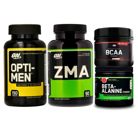 Combo Opti-Men 150 Tabs + ZMA 90 Cp + Beta-Alanine + BCAA ON - Optimum nutrition Menor preço em Combo Opti-Men 150 Tabs + ZMA 90 Cp + Beta-Alanine + BCAA ON - Optimum nutrition