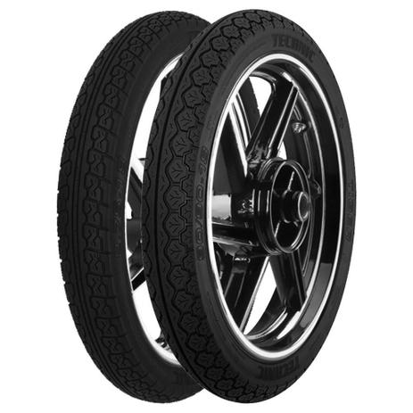 Combo Pneu Dianteiro 275-18 + Traseiro 90/90-18 Technic Tiger Moto Menor preço em Combo Pneu Dianteiro 275-18 + Traseiro 90/90-18 Technic Tiger Moto
