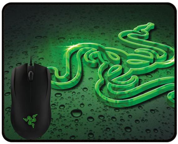 Combo Razer Mouse Abyssus + Mouse Pad Goliathus Terra Speed Menor preço em Combo Razer Mouse Abyssus + Mouse Pad Goliathus Terra Speed