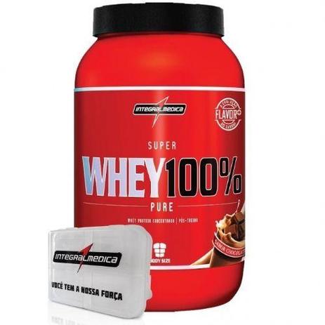 Combo Super - 100 Whey Chocolate + Porta Cápsula - Integralmédica - Integralmedica Menor preço em Combo Super - 100 Whey Chocolate + Porta Cápsula - Integralmédica - Integralmedica