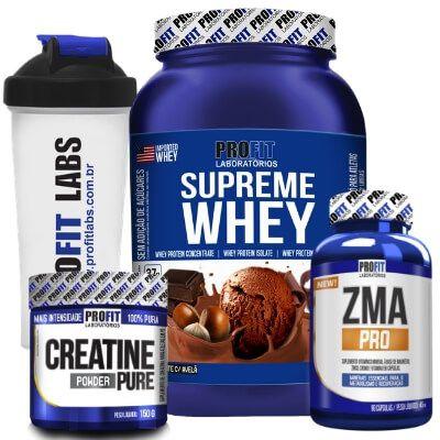 Combo Supreme Whey Zma Pro Crea 150 gramas e Coqueteleira Profit é boa?