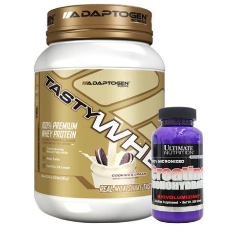 Combo Tasty Whey Cookies 2LB + Creatina 300g Ultimate - K-fit Menor preço em Combo Tasty Whey Cookies 2LB + Creatina 300g Ultimate - K-fit