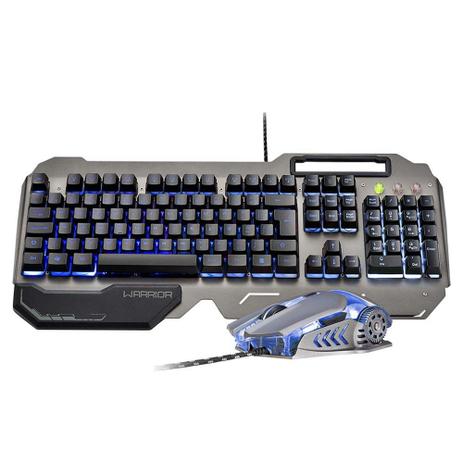 Combo Teclado e Mouse Warrior TC223 Ragnar keon - Multilaser Menor preço em Combo Teclado e Mouse Warrior TC223 Ragnar keon - Multilaser