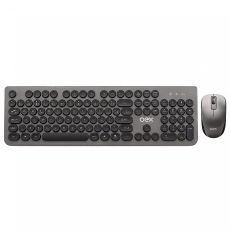 Combo Teclado+Mouse Wireless Pop Teclas Arredondadas Chumbo - TM410 - OEX é boa?
