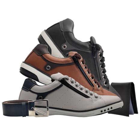 Combo tres tenis sapatenis sapato calçado C. carteira top - STAR FOX -  Outros Moda e Acessórios - Magazine Luiza