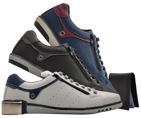 Combo tres tenis sapatenis sapato calçado C. carteira top - STAR FOX -  Outros Moda e Acessórios - Magazine Luiza