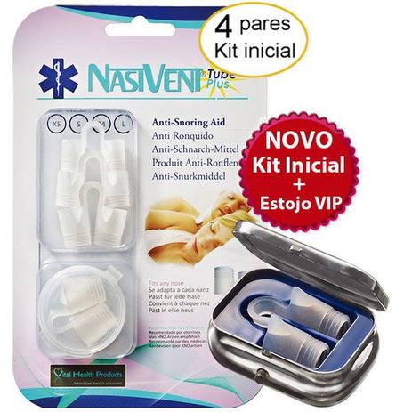COMBO VIP - Dilatador NasiVent Kit Inicial + Estojo VIP Menor preço em COMBO VIP - Dilatador NasiVent Kit Inicial + Estojo VIP