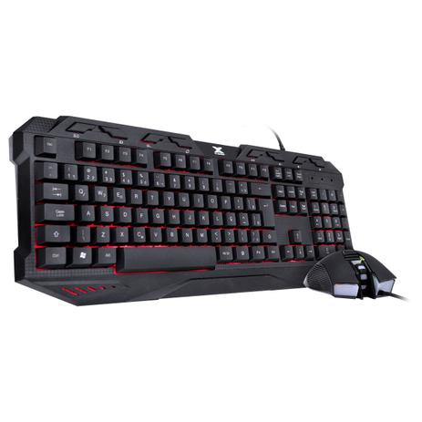 Combo Vx Gaming Kraken Teclado + Mouse 2400 Dpi Led 3 Cores Usb 1.8 Metros - Vgc-02 - Vinik Menor preço em Combo Vx Gaming Kraken Teclado + Mouse 2400 Dpi Led 3 Cores Usb 1.8 Metros - Vgc-02 - Vinik