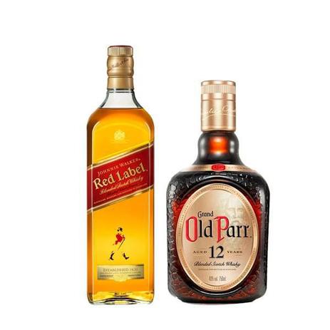 Combo Whisky Jw Walker Red Label 750Ml + Old Parr 750Ml - Johnnie Walker Menor preço em Combo Whisky Jw Walker Red Label 750Ml + Old Parr 750Ml - Johnnie Walker