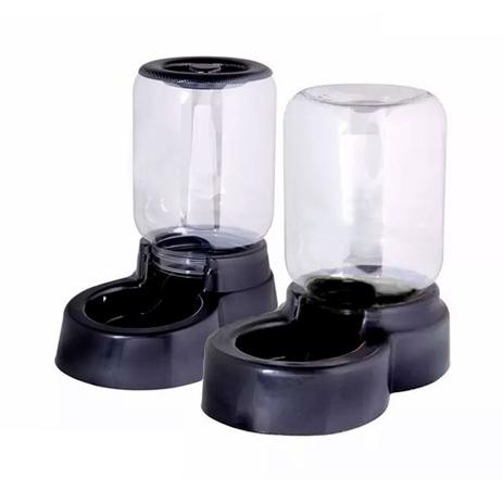 Comedouro e Bebedouro Duplo Separados Automatico Para Caes - 3 Litros - Royal pets Menor preço em Comedouro e Bebedouro Duplo Separados Automatico Para Caes - 3 Litros - Royal pets