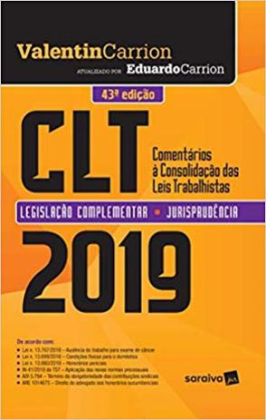 Comentários À Consolidação Das Leis Trabalhistas - Saraiva (juridicos) - grupo somos Menor preço em Comentários À Consolidação Das Leis Trabalhistas - Saraiva (juridicos) - grupo somos