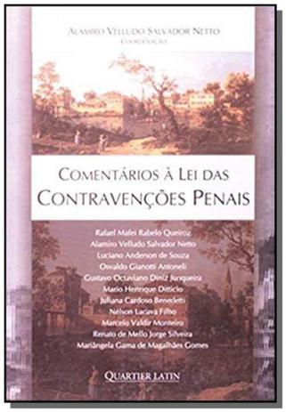 Comentarios a lei das contravencoes penais - Quartier latin Menor preço em Comentarios a lei das contravencoes penais - Quartier latin