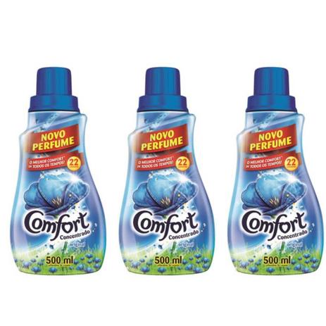 Comfort Original Amaciante De Roupas Concentrado 500ml (Kit C/03) Menor preço em Comfort Original Amaciante De Roupas Concentrado 500ml (Kit C/03)