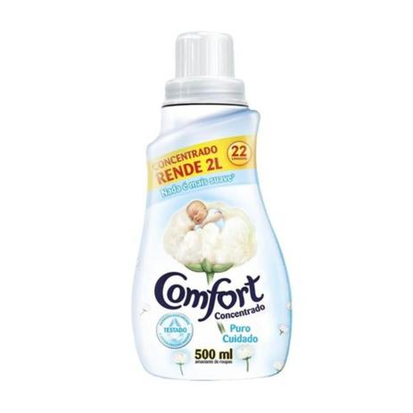 Comfort Puro Cuidado Amaciante De Roupas Concentrado 500ml Menor preço em Comfort Puro Cuidado Amaciante De Roupas Concentrado 500ml