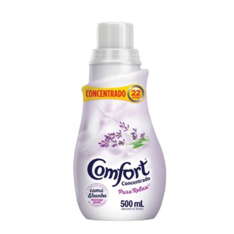 Comfort Puro Relax Amaciante De Roupas Concentrado 500ml Menor preço em Comfort Puro Relax Amaciante De Roupas Concentrado 500ml