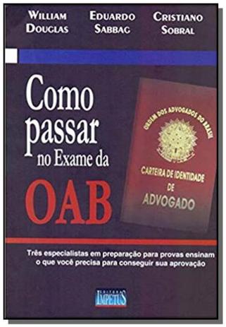 Como passar no exame da oab - Impetus ltda Menor preço em Como passar no exame da oab - Impetus ltda