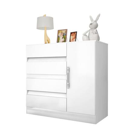 Cômoda 1 Porta 4 Gavetas 2 Sapateiras Flex Aquarela Araplac Menor preço em Cômoda 1 Porta 4 Gavetas 2 Sapateiras Flex Aquarela Araplac