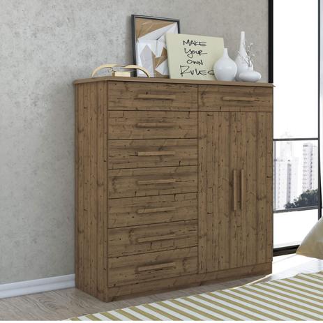 Cômoda 2 Portas 8 Gavetas Verona Plus Albatroz Móveis Pinus Real Menor preço em Cômoda 2 Portas 8 Gavetas Verona Plus Albatroz Móveis Pinus Real
