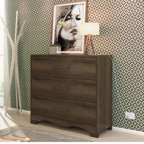 Cômoda 3 Gavetas Florença Albatroz Móveis Cedro Menor preço em Cômoda 3 Gavetas Florença Albatroz Móveis Cedro