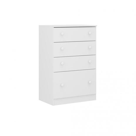 Cômoda 4 Gavetas 2665 New Sorvete Seco Multimóveis Branco Premium Menor preço em Cômoda 4 Gavetas 2665 New Sorvete Seco Multimóveis Branco Premium
