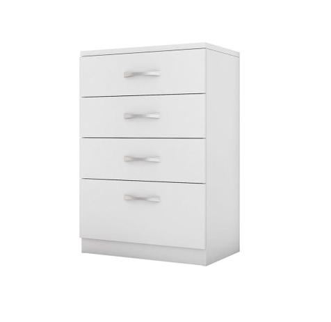 Comoda 4 Gavetas Astral Branco - Demóbile - Demobile Menor preço em Comoda 4 Gavetas Astral Branco - Demóbile - Demobile