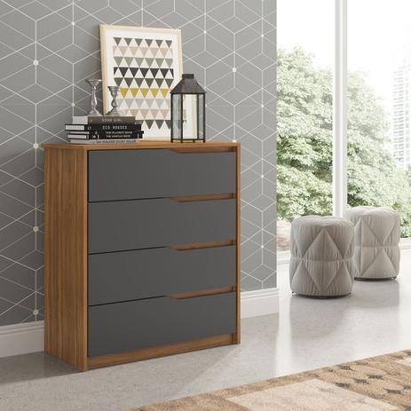 Cômoda 4 Gavetas Atria D4010 Demartez Menor preço em Cômoda 4 Gavetas Atria D4010 Demartez
