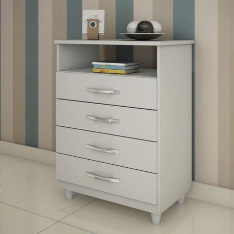 Cômoda 4 Gavetas Paris CHF Branco é boa?