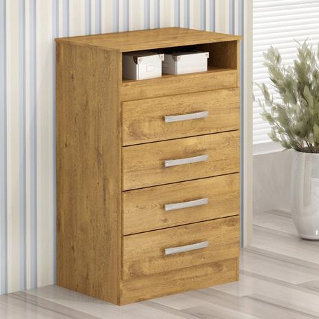 Cômoda 4 Gavetas Tulipa ACP Móveis Mel é boa?