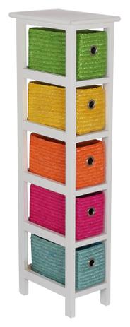 Cômoda 5 Cestas Vanini - Vitrine do mundo é boa?