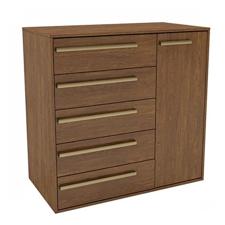 Cômoda 5 Gavetas 1 Porta Martin Originale Belmax Álamo Menor preço em Cômoda 5 Gavetas 1 Porta Martin Originale Belmax Álamo