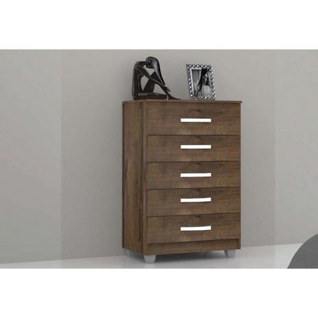 Cômoda 5 Gavetas Cannes Malbec - MPdecor Menor preço em Cômoda 5 Gavetas Cannes Malbec - MPdecor