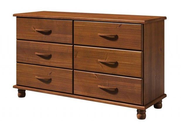 Cômoda 6 Gavetas Esmeralda De Madeira Maciça Pinus - Finestra é boa?