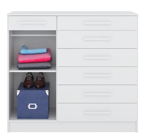 Cômoda 7G Aurora - Demobile - BRANCO Menor preço em Cômoda 7G Aurora - Demobile - BRANCO