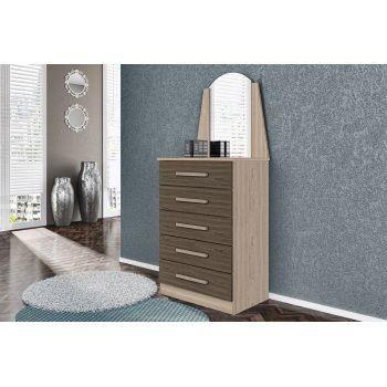 Comoda Albatroz Veneza 5 GVS Espelho - 308.65 Menor preço em Comoda Albatroz Veneza 5 GVS Espelho - 308.65